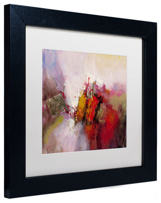 'Hot and Cold' Matted Framed Canvas Art by Ricardo Tapia