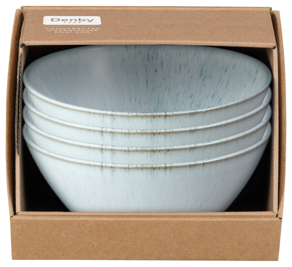 Kiln Blue by Denby Cereal Bowls, Set of 4