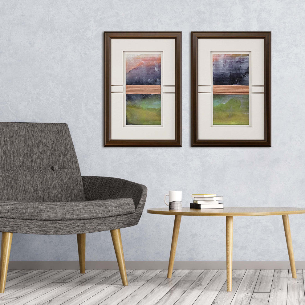 Storm I, 2-Piece Set Framed Art