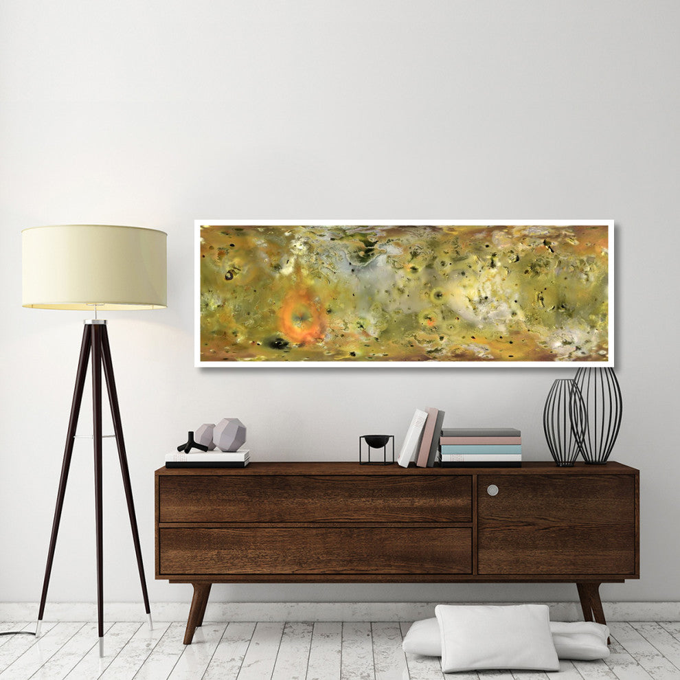 "Surface of Io Composite from Gallileo Mission" Paper Print by NASA, 74"x26"