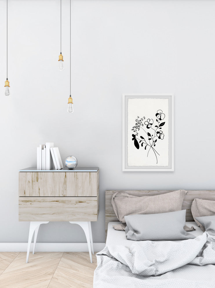 "Thriving Buds" Framed Painting Print, 8x12