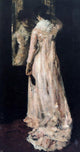 William Merritt Chase The Mirror, 15"x30" Wall Decal