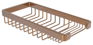 Combination Shower Basket, Brushed Bronze