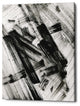 Epic Graffiti 'Black and White Strokes N' Giclee Canvas Wall Art, 12"x16"