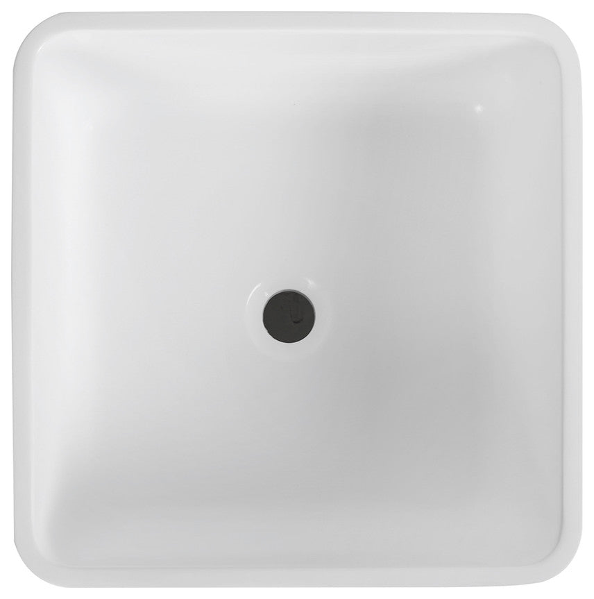 16" Streamline K-1886-16 Solid Surface Resin Freestanding Basin