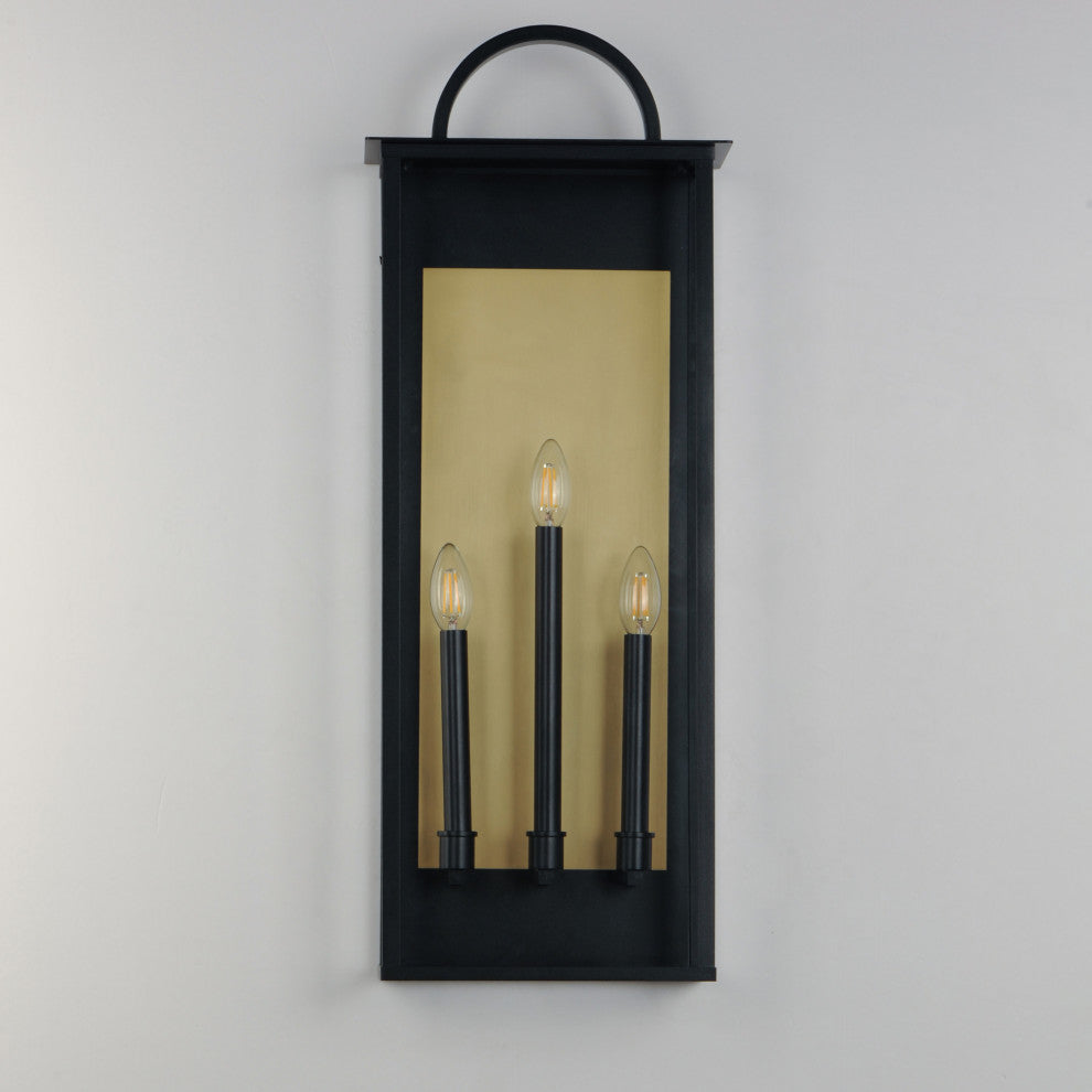 Manchester Three Light Outdoor Wall Sconce