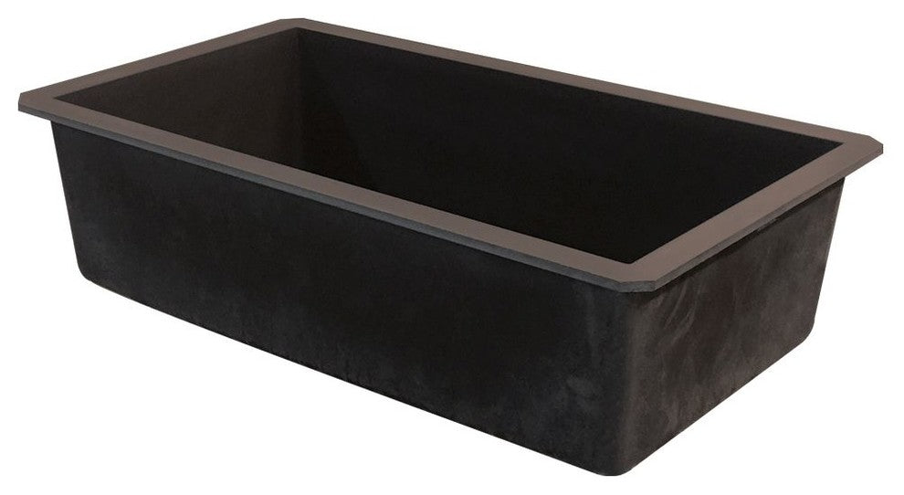 Transolid Radius Granite 31-in Undermount Kitchen Sink
