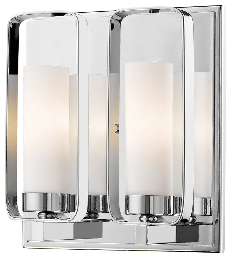 2 Light Wall Sconce Chrome