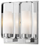 2 Light Wall Sconce Chrome