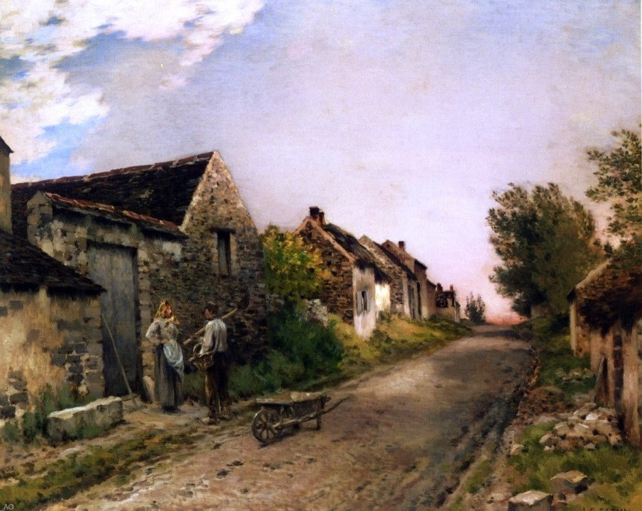 Jean-Charles Cazin The Gossips Wall Decal