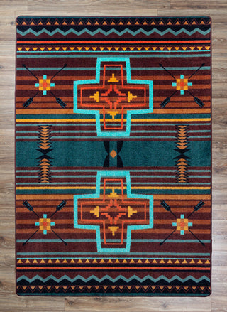 Brazos OKA Sunset Area Rug, 7'8"x10'9"
