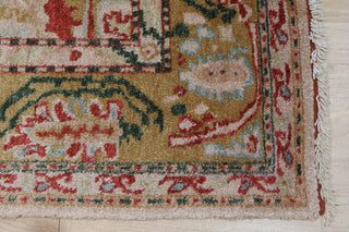 Beige Traditional All Over Oushak Area Rug