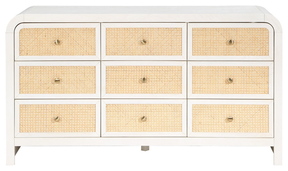 Siena Bedroom Furniture, White, Dresser