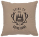 Image Pillow 16x16 Going to the Woods Cotton Alabaster
