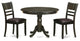 Hlly3-Cap-Lc 3 Pc Kitchen Nook Dining Set -Dining Table And 2 Dinette Chairs