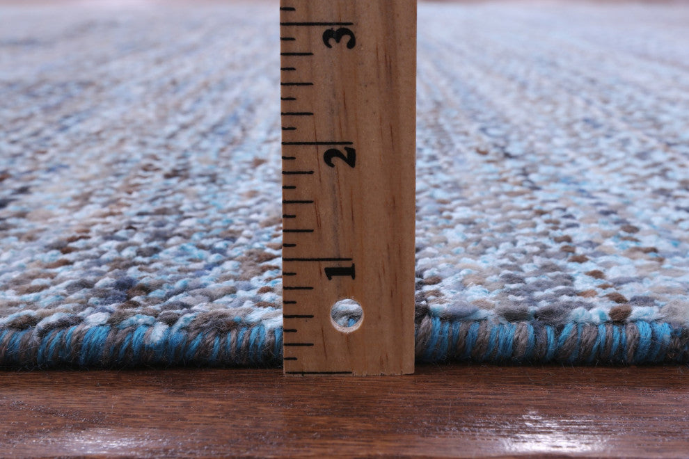 8' 1" X 9' 11" Savannah Grass Wool & Silk Handmade Rug - Q15447