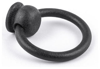 Cabinet Ring Pulls Mission Black Wrought Iron Pack of 20 |
