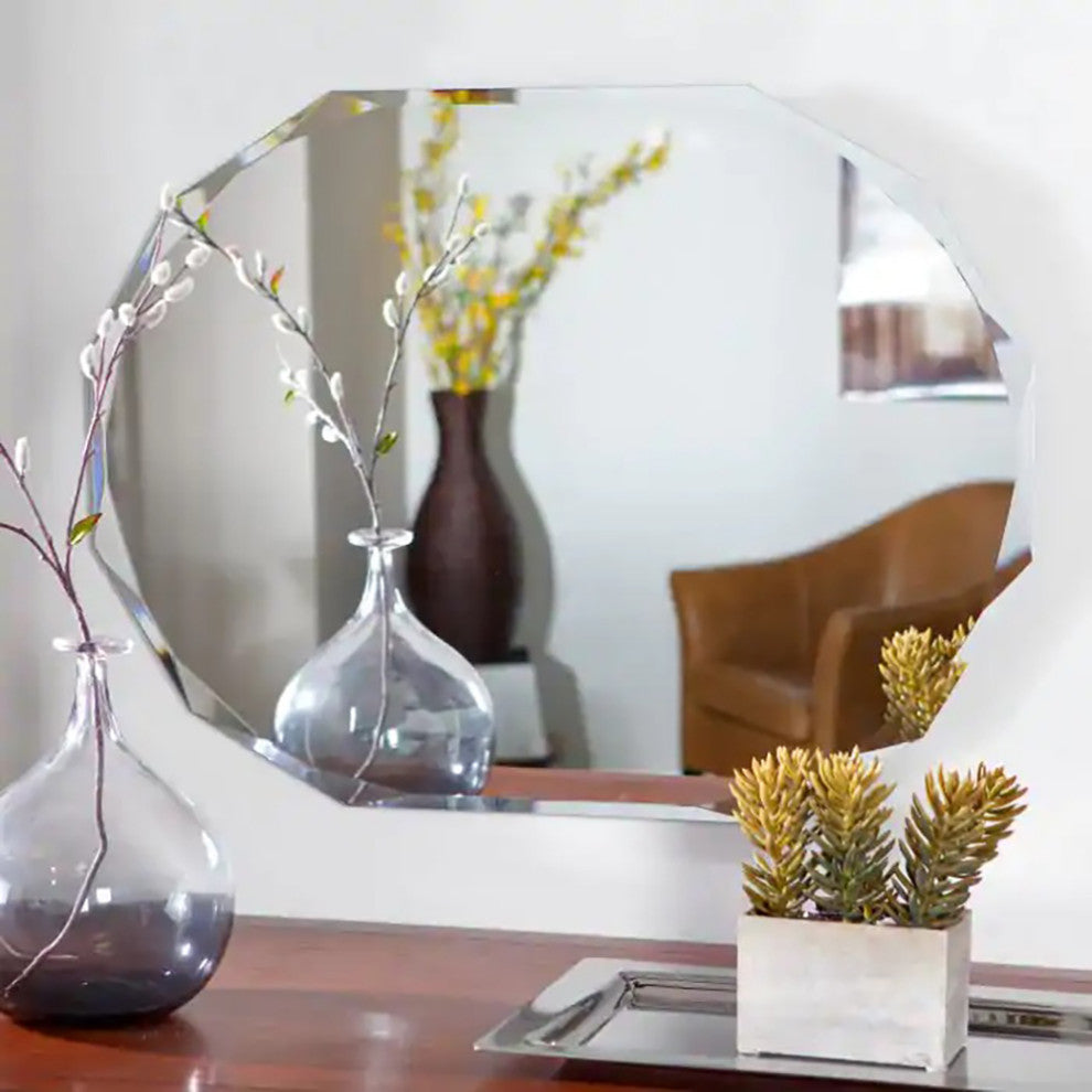 Diamond Bathroom Mirror, 23.6" X 31.5"