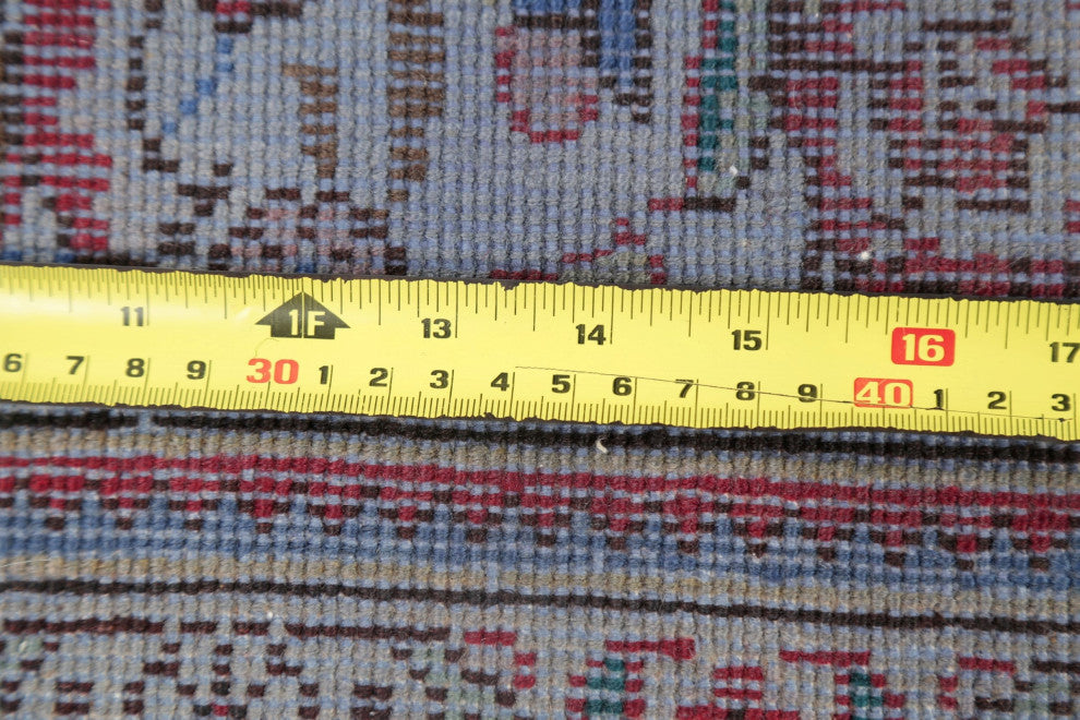 Consigned, Traditional Handmade Vintage Oriental Persian Faded Rug, Gray, 6x10