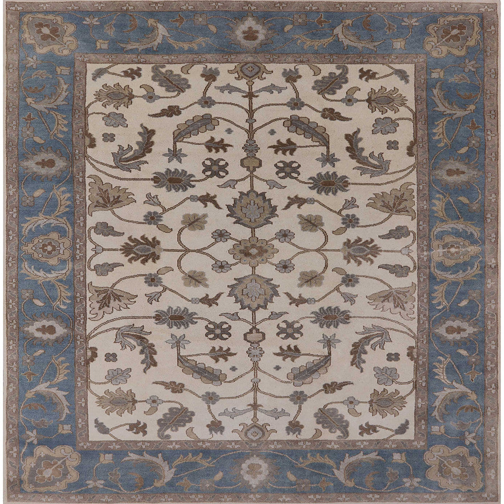 Ahgly Company Indoor Square Mid-Century Modern Area Rugs, 3' Square