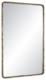 Ivory 36" Tall Rectangle Wall Mirror, Yellow