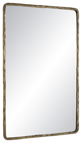 Ivory 36" Tall Rectangle Wall Mirror, Yellow