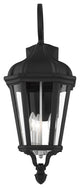 Morgan 3 Light Textured Black, Antique Silver Cluster Large Outdoor Wall Lantern