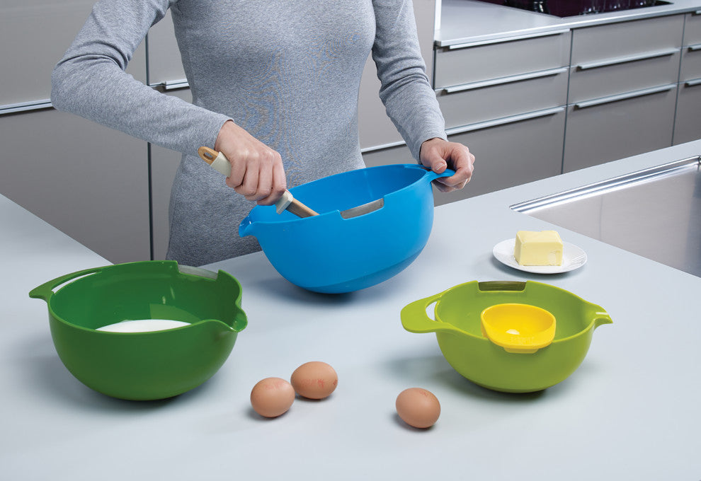 Joseph Joseph Nest Mix 4 Piece Multicolor Mixing Bowl and Prep Set