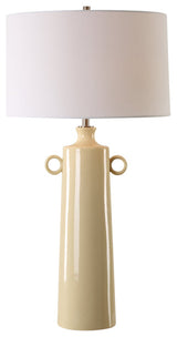 Uttermost Layla Black Tapered Floor Lamp