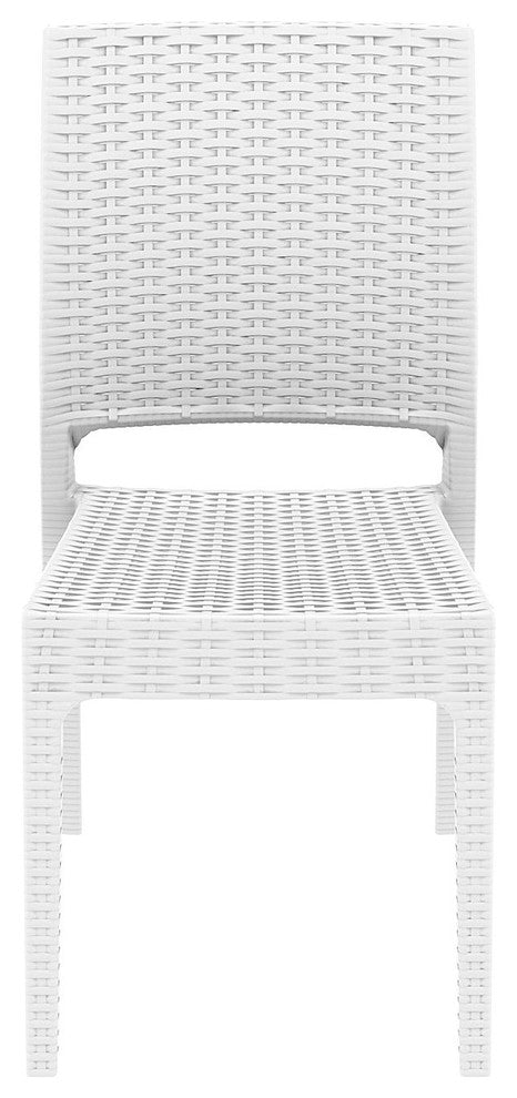Compamia Florida Outdoor Dining Chairs, Set of 2, White