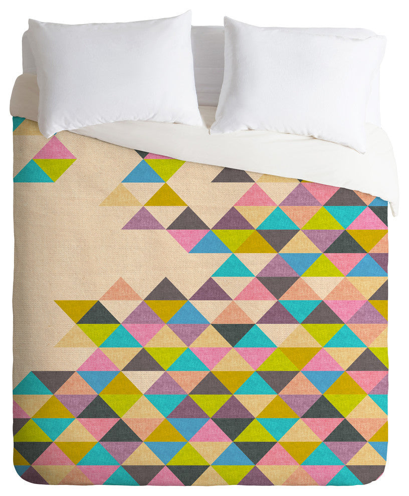 Deny Designs Bianca Green Completely Incomplete Duvet Cover - Lightweight