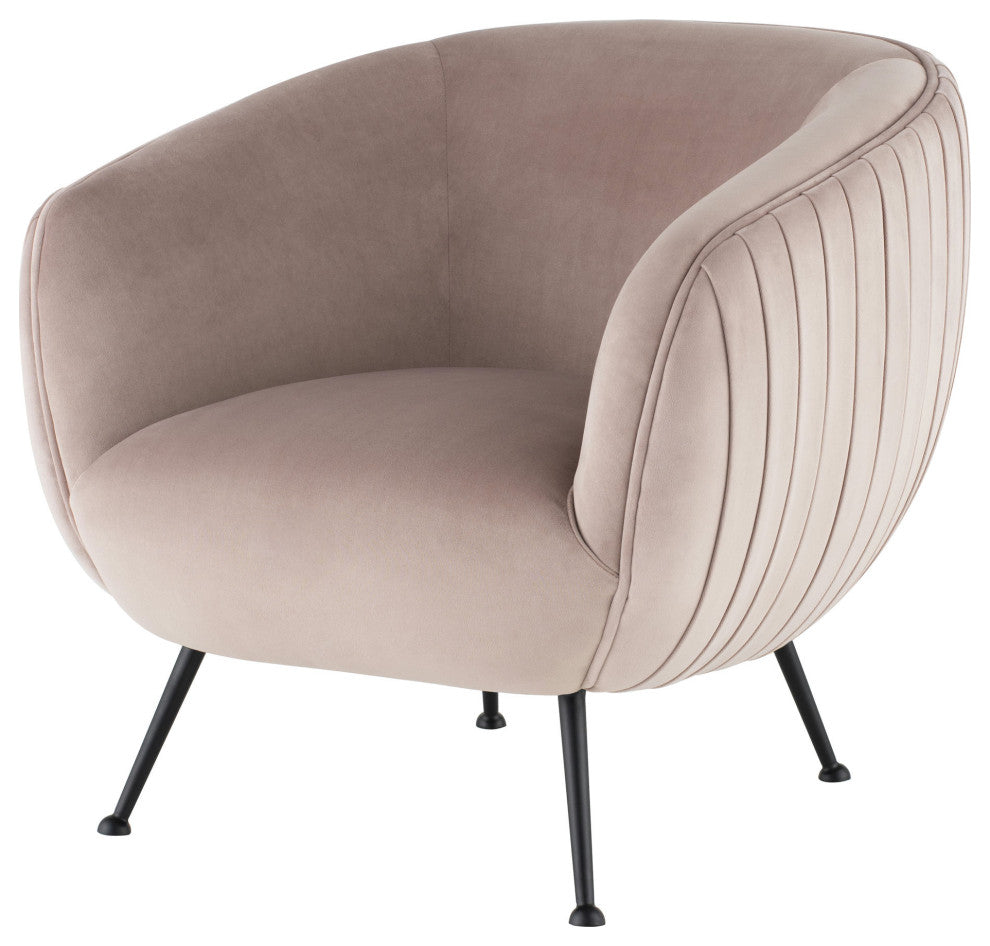 Sofia Blush Fabric Occasional Chair, HGDH138