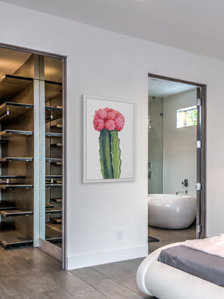 "Royal Crowned Cactus" Framed Painting Print, 20"x30"