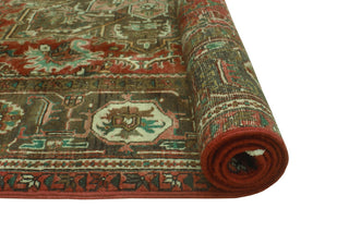 Fine Vintage Heriz Mawuli Rust/Ivory Rug, 7'9 x 10'11