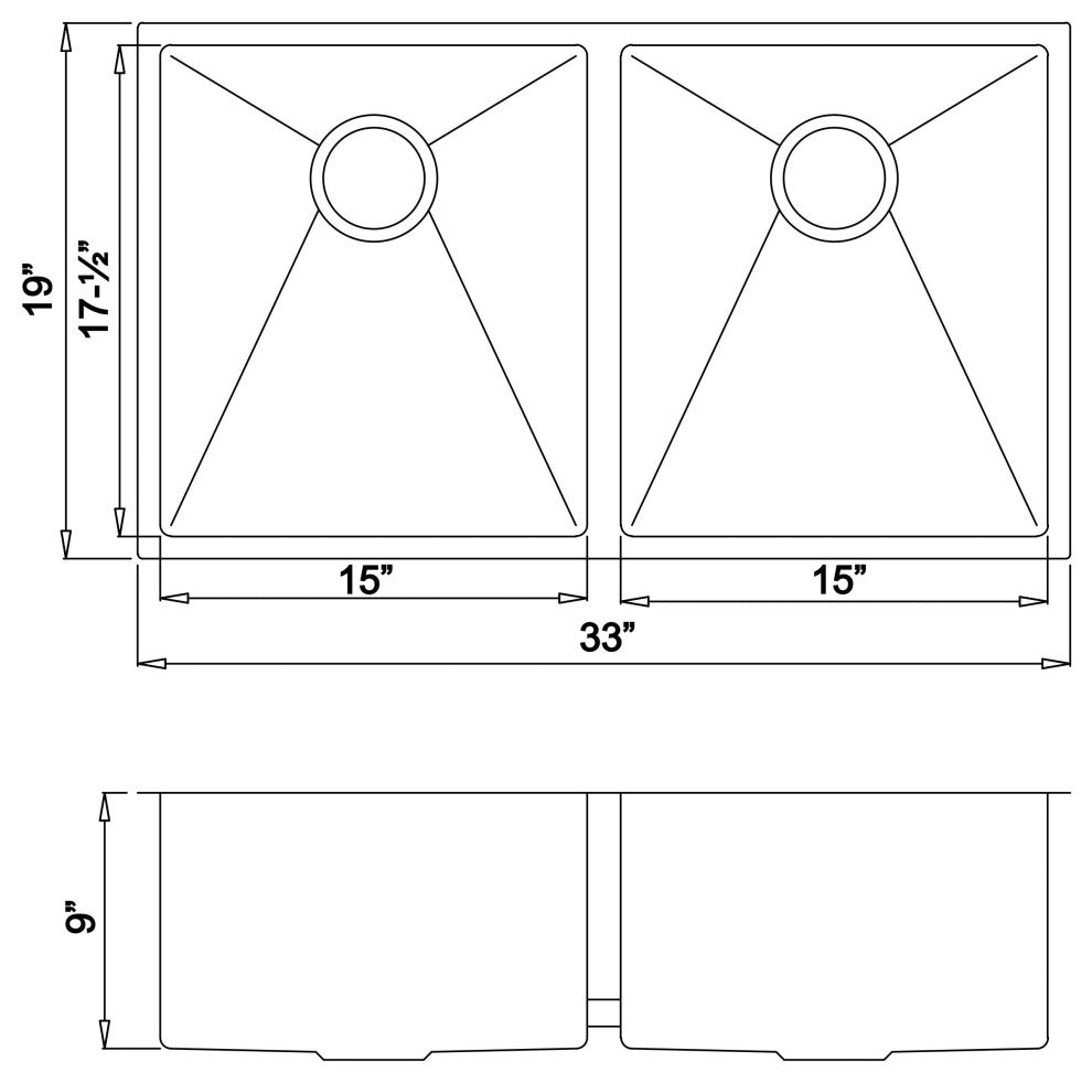 Wells Sinkware Double Farm Sink Pack