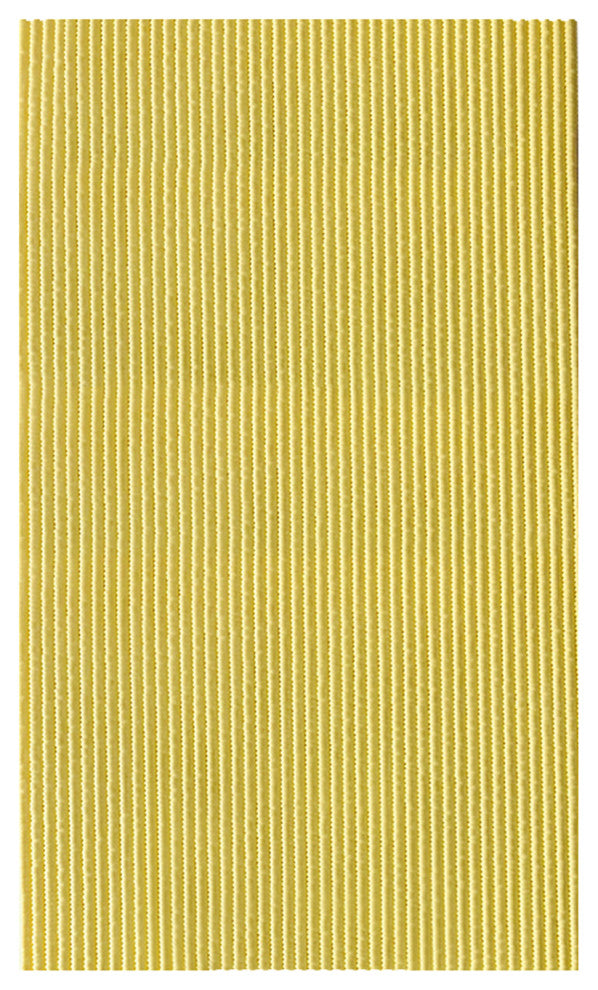 Plain PVC Bathroom Mat, Yellow, 26" x 31", Covers 5.5 sq ft