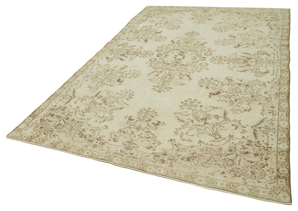 Rug N Carpet - Handmade Anatolian 6' 8'' x 10' 7'' Distressed Wool Area Rug