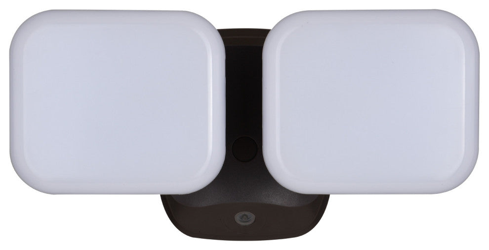 Theta 2 Light LED Outdoor Dusk to Dawn Flood Light Bronze