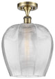 Innovations 516-1C-AB-G462-12-LED 1 Light Semi-Flush Mount, Antique Brass