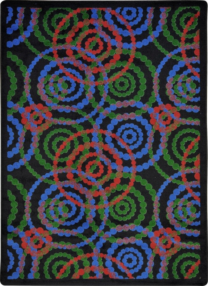 Kid Essentials Rug, Dottie, 3'10"x5'4", Colors