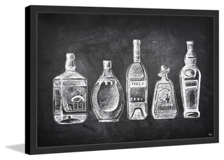 "Cinco Amigos" Framed Painting Print, 45"x30"