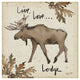 "Lodge Life IV" Digital Paper Print by Anne Tavoletti, 42"x42"