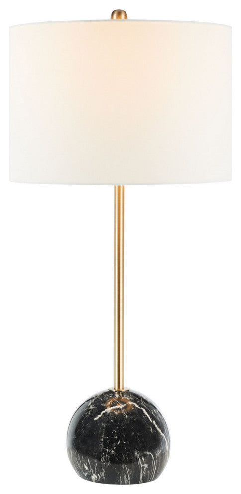 Safavieh Kyrene Table Lamp Black Marble