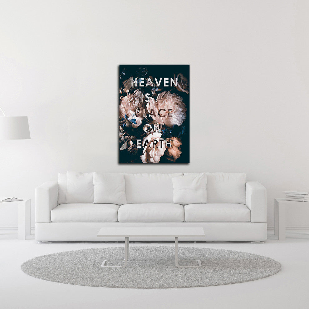 Heaven Is a Place by Design Fabrikken, Print on Canvas, 25" x 35"