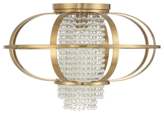Idlewild 1-Light Ceiling Light, Warm Brass