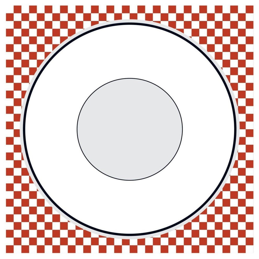 "Mealtime: Picnic - Plate" Digital Paper Print by BG.Studio, 42"x42"