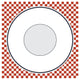 "Mealtime: Picnic - Plate" Digital Paper Print by BG.Studio, 42"x42"