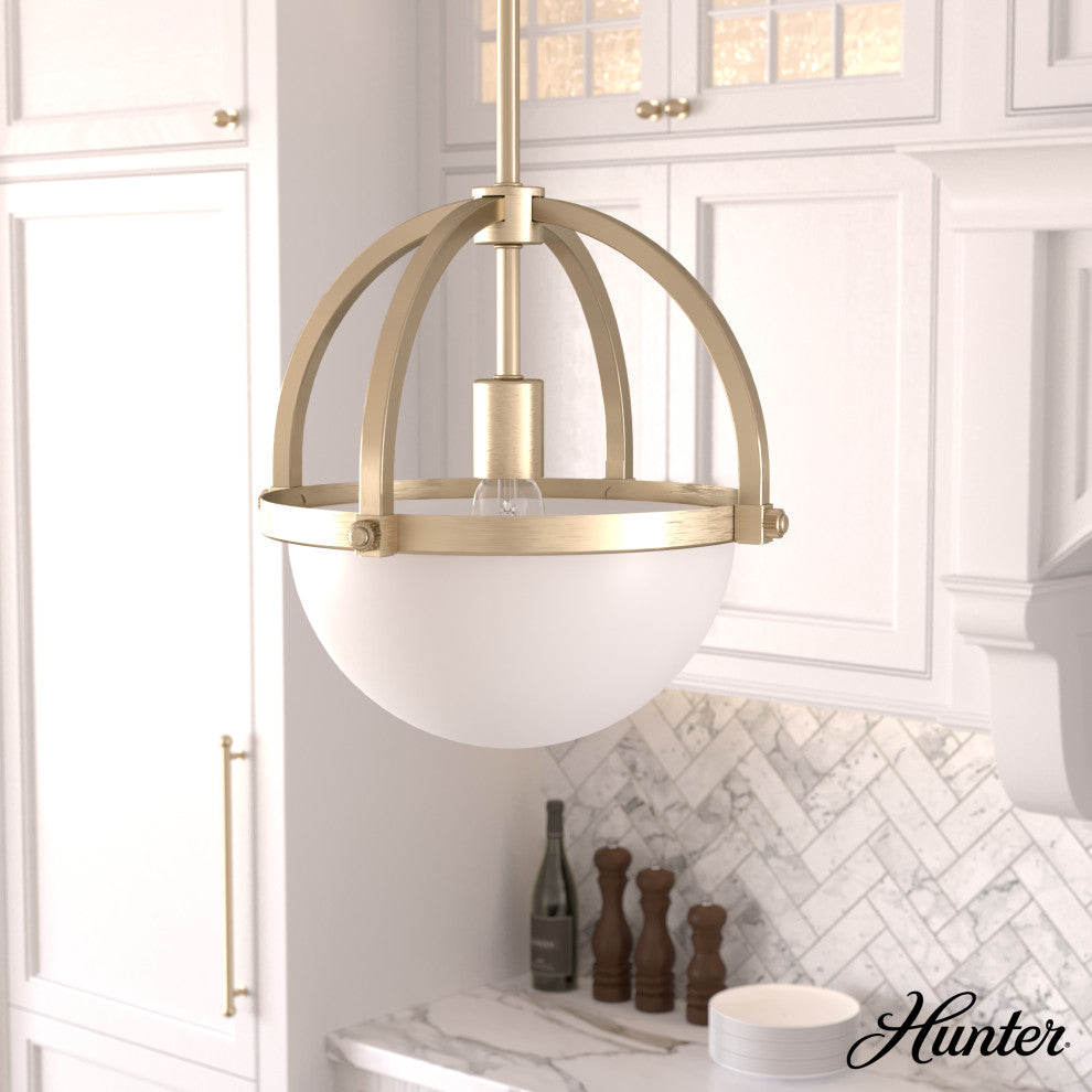 Wedgefield Alturas Gold 1 Light Pendant Ceiling Light Fixture