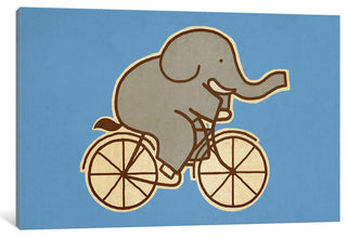 "Elephant Cycle Landscape #2" by Terry Fan, 40x26x1.5