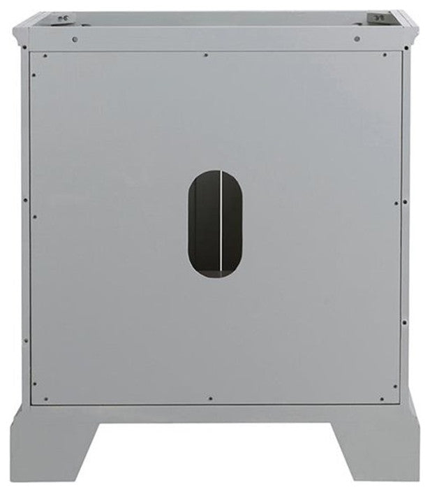 Fresca FCB2430GRV Windsor 30" Gray Textured Traditional Bathroom Cabinet